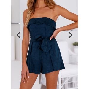 Mura Boutique Shake It Playsuit (Teal)